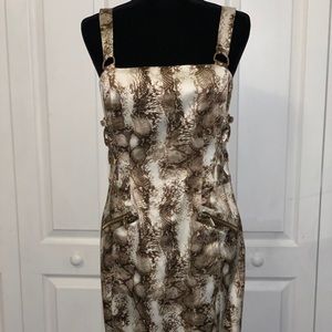 Snakeprint Cocktail Dress